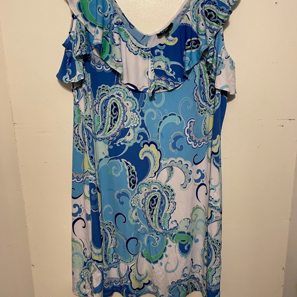 “MSK” Peek-a-Boo, Blue Dress SZ (XXL)
